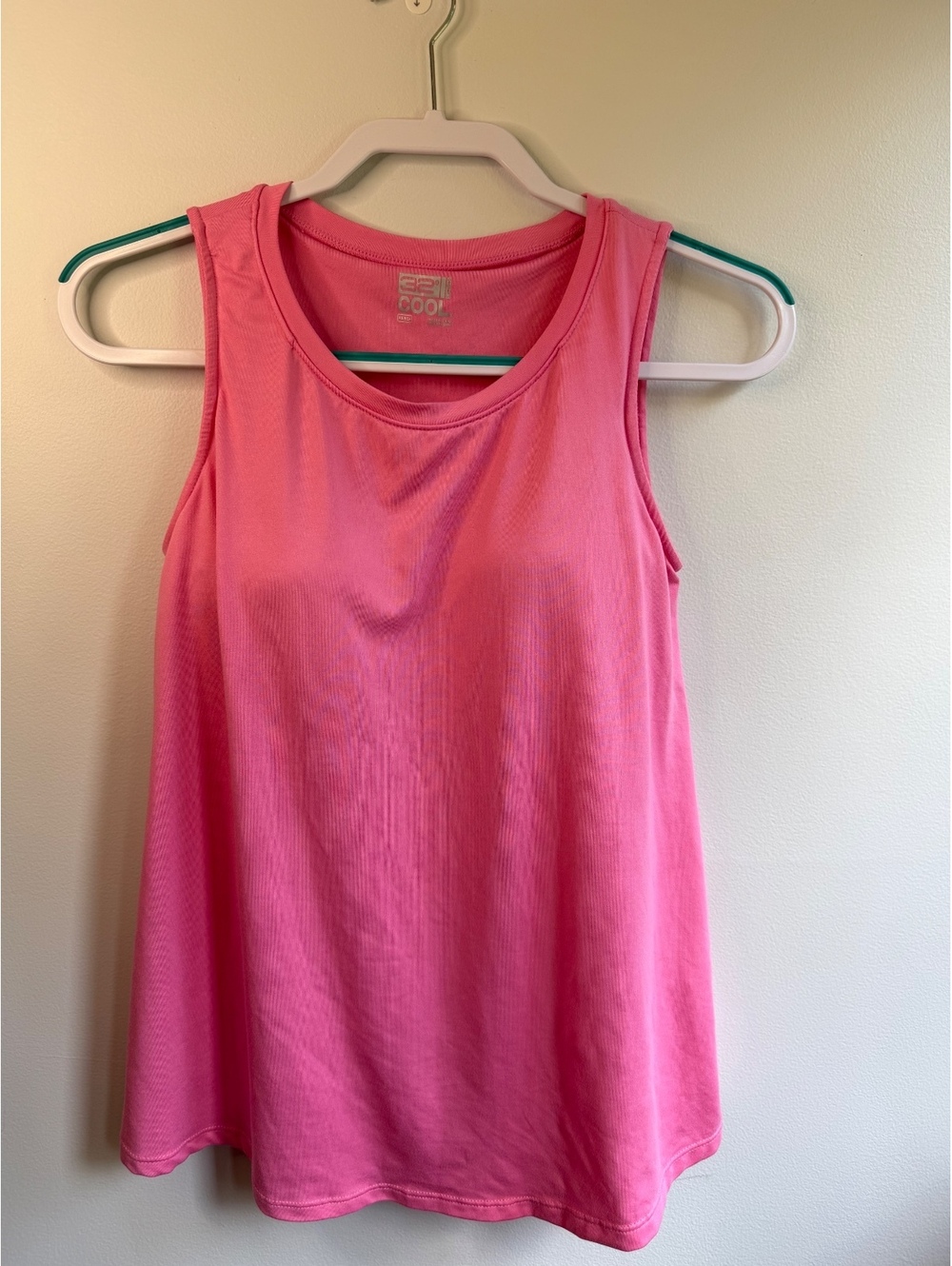 32 Degrees Cool Pink Sleeveless Athletic Tank Top